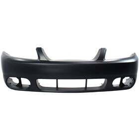 F010324pq Aftermarket Replacement New Front Bumper Cover For 2003-2004 Ford Mustang With Fog Lamp Holes Primed Capa