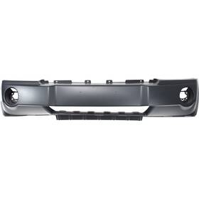 J010307p Aftermarket Replacement Front Bumper Cover For 2005-2007 Jeep Grand Cherokee With Fog Lamp Holes Primed