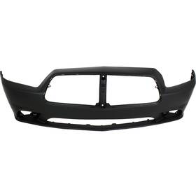 Repd010356p Aftermarket Replacement New Front Bumper Cover For 2011-2014 Dodge Charger With Fog Lamp Holes Primed