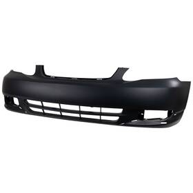 To1000241 Aftermarket Replacement Front Bumper Cover For 2003-2004 Toyota Corolla With Fog Lamp Holes Primed