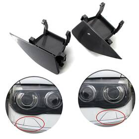 Air Rocket 550744689189 Pair Front Bumper Headlight Washer Cover Cap For Bmw 7-series E65 E66 05-08 Us