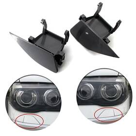 Air Rocket 550744692509 Pair Front Bumper Headlight Washer Cover Cap For Bmw 7-series E65 E66 05-08 Us