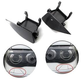 Air Rocket 550744746059 Pair Front Bumper Headlight Washer Cover Cap For Bmw 7-series E65 E66 05-08 Us