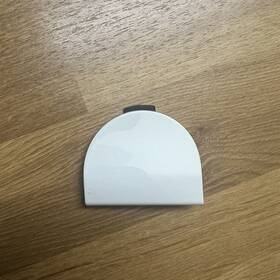 156108007 Alfa Romeo 17-24 Giulia Rear Bumper Tow Hook Eye Cover Cap White Oem