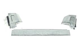 190.am1504 American Motors 2004 Hummer H2 Oem Rear Bumper Plastic Only