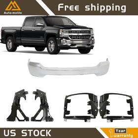 Ml1824576le Antuko For 16-18 Chevrolet Silverado 1500 Headlight Bracket Set Bumper With Brackets