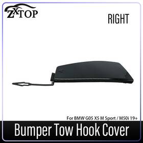 51118069237 Aotoparts 888 Fit Bmw X5 Right Side Front Bumper Towing Hook Cover Plate Gloss Black