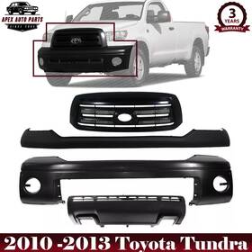 12816217 Apex Auto Parts Front Bumper Cover And Grille Assembly For 2010 -2013 Toyota Tundra