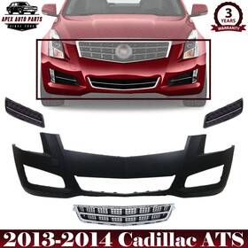 16546299 Apex Auto Parts Front Bumper Cover Paintable And Lower Grille For 2013-2014 Cadillac Ats