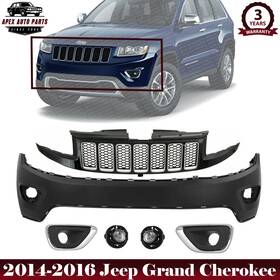 Apex Auto Parts 723650368367 Front Bumper Cover And Grille Assembly Kit For 2014-2016 Jeep Grand Cherokee