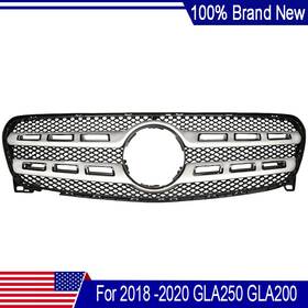 1568806400 Asgpart Mb8803688 For Gla250 Gla200 2018 -2020 Front Chrome Bumper Cover Upper Grille