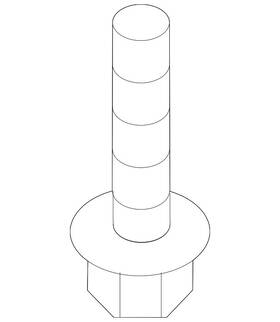1k0-825-951 Audi Genuine Side Shield Bolt