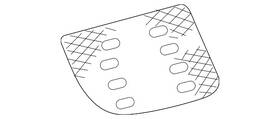 Audi 420-807-697-b-3fz Genuine Air Grille
