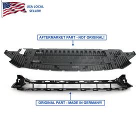 4g0807683c Audi Oem Front Bumper Lower Splash Shield Grille Insert Trim For 2016- 2018 A6 Base