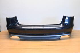 4g5807067c Audi 13-15 C7 S6 Rear Bumper Cover With Parking Sensors Assembly Blue Oem