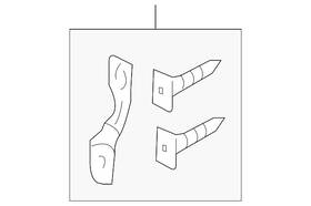4h0-807-131 Audi Genuine Bumper Cover Retainer Kit