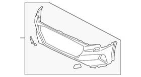 4ke-807-065-a-gru Audi Genuine Bumper Cover