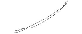 Audi 8r0-807-823 Genuine Lower Grille
