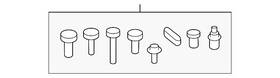 8s0-098-623-a Audi Genuine Mount Kit