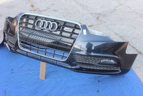 Audi 8t0807437k 13-16 15 2014 A5 Front Bumper Grill Fog Light Trim Radar Genuine Oem Black