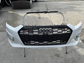 8w6-807-065-ad-gru Audi 2020-2024 S5 Front Bumper Cover With Grille Hole Camera Oem No Shipping