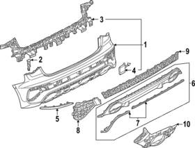 8y0-807-823-a-t94 Audi Genuine Filler Trim