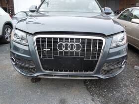 Bcf-50991a Audi 09-12 Q5 Front Bumper Cover With Grilles Fogs Park Assist And Washers Oem