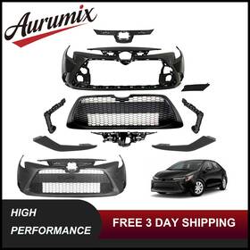 Auot002054a Aurumix B For 2020-2022 Toyota Corolla Le Xle New Complete Front Bumper Cover And Grille Set