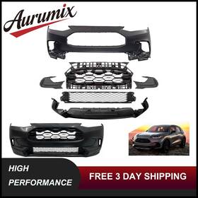 Aurumix Auot002839a B C Fits 2023-2024 Honda Hr-v Complete Front Bumper Grill Kit With Fog Light Cover