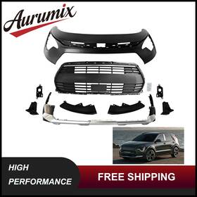 Auot003705a Aurumix B C Complete Front Bumper Cover Kit Fits 2023 2024 2025 Kia Niro Hybrid #86511at000