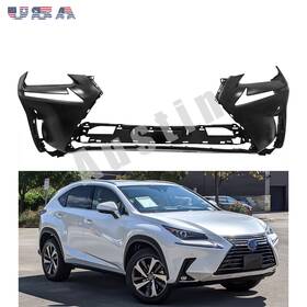 Jhbut10052 Austin Car Parts Lx1000348 Primed Front Bumper Cover Fit 2018-2021 Lexus Nx300/300h Park Holes