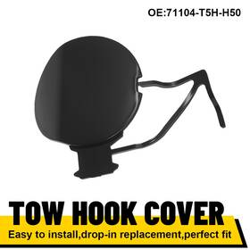 Wk-18jazz-016 Autoaccessdepot 71104t5hh500 For 2018-2019 Honda Fit Front Bumper Tow Hook Cap Trailer Eye Cover