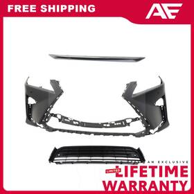 Autoelements 464297801236 Front Bumper Cover Kit For 2016-2019 Lexus Rx350 Base