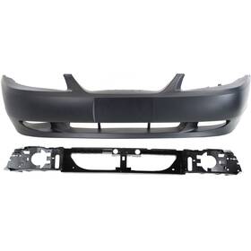 Fd5207p Autoelements Front Bumper Cover Set For 1999-2004 Ford Mustang Gt Bullitt