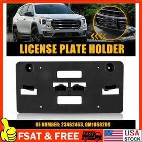 23462463 Auxito For 2018-2021 Gmc Terrain Front Bumper License Plate Mount Bracket Tap Holder G