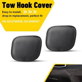 521270e926 Auxito Front Bumper Tow Hook Eye Cap Cover Left And Right For 2014-16 Toyota Highlander