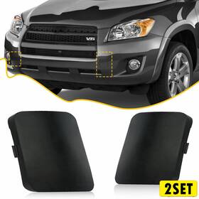 53285-42930 Auxito 2x Bumper Front Cover Tow Hook Cap Left &right For 44720 Toyota Rav4