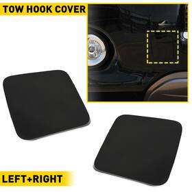 538250r040 Auxito 532860r040 Pair Front Bumper Left And Right Tow Hook Eye Cover Cap For 2011-2012 Toyota
