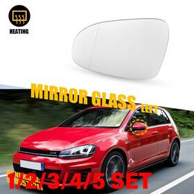 5k0857521a Auxito For Volkswagen Golf Gti 2010-14 Left View Mirror Glass Heated 1-5set