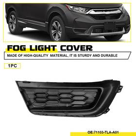 Auxito 71103-tla-a01 1pcs For 2017-2019 Honda Cr-v Fog Light Cover Bezel Trim Front Passenger Side