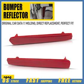 8191002200 Auxito Pair Lh And Rh Bumper Rear Reflector Light Lamp Fit 2020-22 Toyota Corolla
