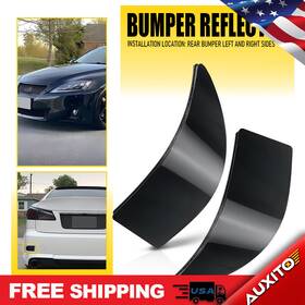 81920-53021 Auxito Red Lens Led Bumper Rear Light Reflector For Cover 2006-2013 Lexus Is250 Is350