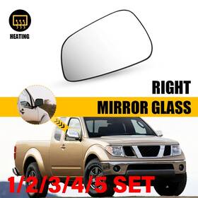 96365ea16a Auxito Passenger Side Mirror Glass Heated With Backing For 2005-21 Nissan Frontier 1-5set