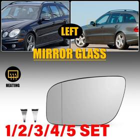 A2118100921 Auxito Mirror Glass For 2007 2008 2009 Mercedes E320 E350 E550 E63 Amg Driver 1-5set