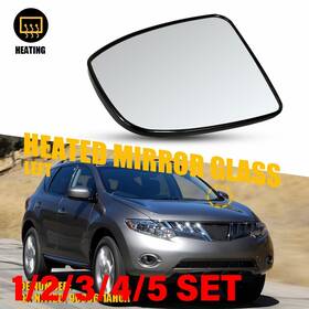 96366-1ah0a Auxito Ga-ni1120 For 2009-2014 Nissan Murano Mirror Glass Heated Driver Left 1-5set