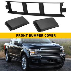 Jl3z17b968bb Auxito Front Cover Lower Bumper Grille Trim Panel Black Abs For 2018-2020 Ford