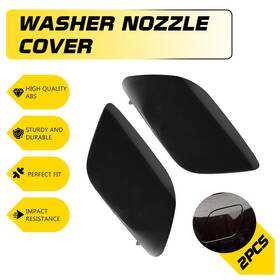 L0955275g Auxito Pair Lh Rh Front Bumper Headlight Washer Cover Nozzle Cap Primed For Audi Q7 12