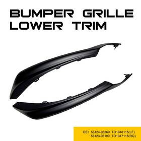 Ty6706cm2 Auxito Ty6706cm1/ty6706cm2 Front Bumper Lower Trim Grille Moldings For 2021 2022 Toyota 2023 Camry Xse Se