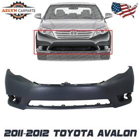 13448070 Azlyn Carparts New Front Bumper Cover Primed With Fog Light Holes For 2011-2012 Toyota Avalon