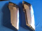 B1715 Pair Chevrolet Impala Chrome Front Bumper Guards Guard Gm